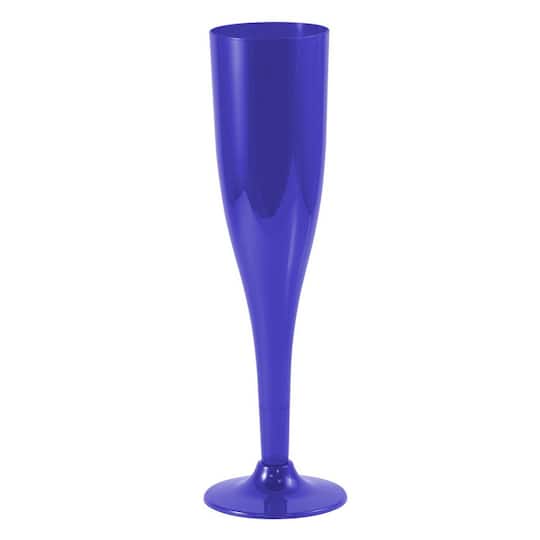 JAM Paper 5.5oz. Plastic Champagne Flutes